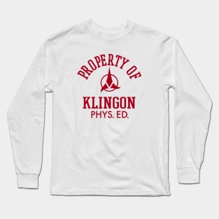 Star Trek Klingon Phys. Ed. Long Sleeve T-Shirt